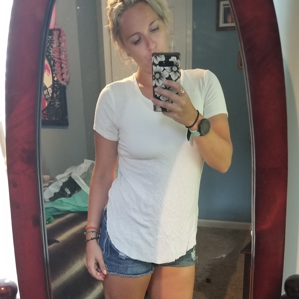Maurices plain white tshirt